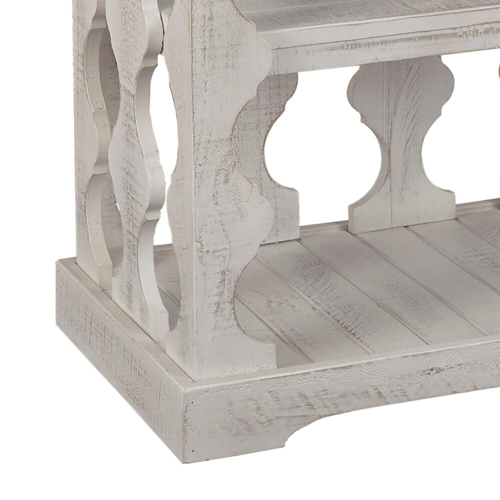 Ashley Havalance Console Sofa Table in Weathered Gray and Vintage White, , large