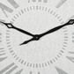 Maple and Jade 25" Metal Wall Clock in Grey, , large