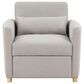 Lifestyle Solutions Conley Convertible Chair in Light Grey, , large