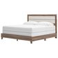 Ashley Sharnari King Panel Bed in Warm Gray, Brown and Antique White, , large