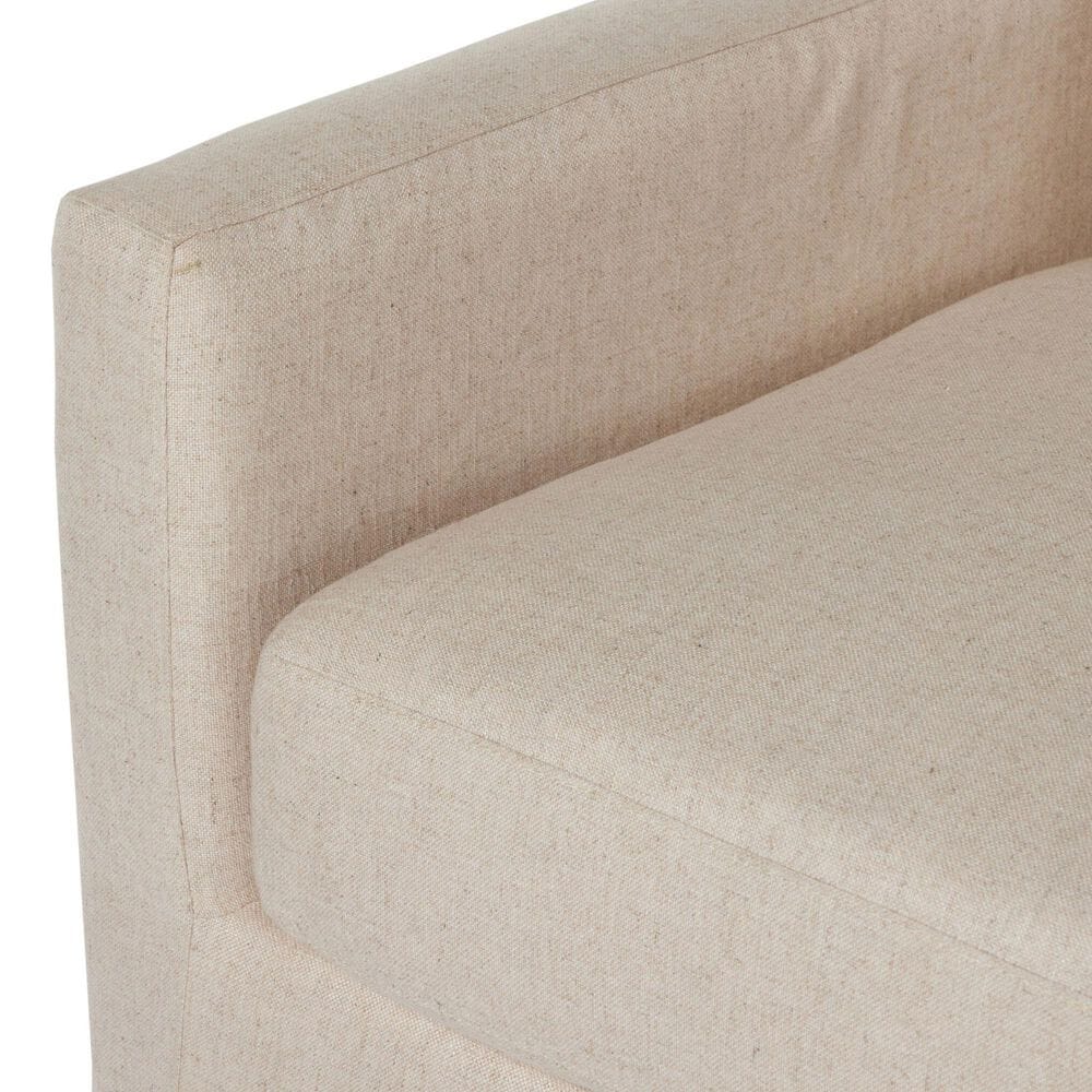 Four Hands Helm Hampton Stationary Slipcover Sofa in Evere Creme, , large