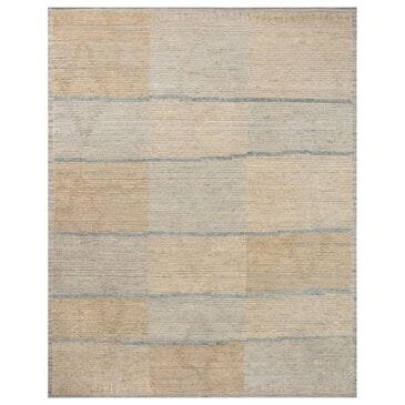 Amber Lewis x Loloi Briyana 4" x 6" Sky and Wheat Area Rug, , large