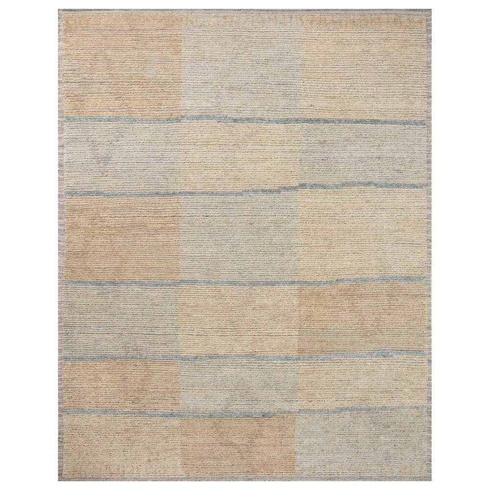 Amber Lewis x Loloi Briyana 4" x 6" Sky and Wheat Area Rug, , large