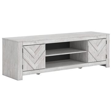 Ashley Cayboni 71" LG TV Stand in Whitewash, , large