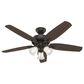 Hunter Builder Plus 52" Ceiling Fan with Lights in New Bronze, , large