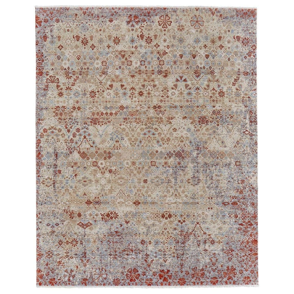 Feizy Rugs Harmon 9"6" x 13"6" Gray and Multicolor Area Rug, , large