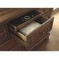 Ashley Flynnter 7 Drawer Dresser in Medium Brown, , large