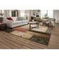 Oriental Weavers Hudson Patchwork Beige 7"8" x 10"10" Area Rug, , large
