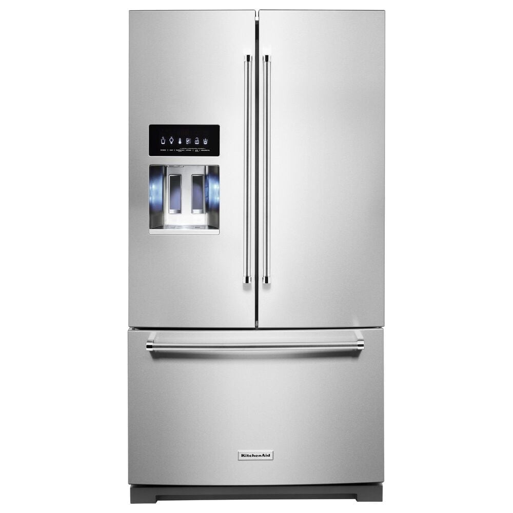 KitchenAid 4pc Kitchen Package with Refrigerator, Range, Microwave, and Dishwasher in Stainless Steel, , large