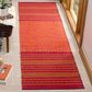 Safavieh Montauk MTK215A 2"6" x 10" Orange and Red Runner, , large