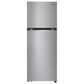 LG 11.1 Cu. Ft. Top Freezer Refrigerator in Stainless Steel Look, , large