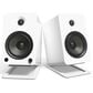 Kanto Angled Desktop Speaker Stands for Large Speakers in White (Set of 2), , large
