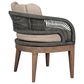 Hearth and Haven Orbit 5-Piece Outdoor Dining Set in Brown, , large