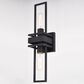 Vaxcel Marquis 2-Light Wall Sconce in Matte Black, , large