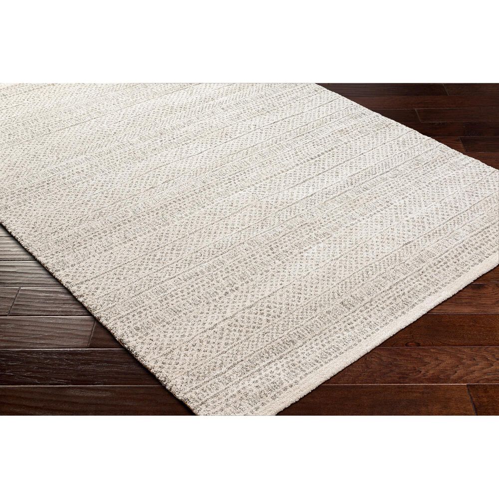 Surya Gavic 7&#39;10&quot; x 10&#39; Medium Gray and Ivory Area Rug, , large