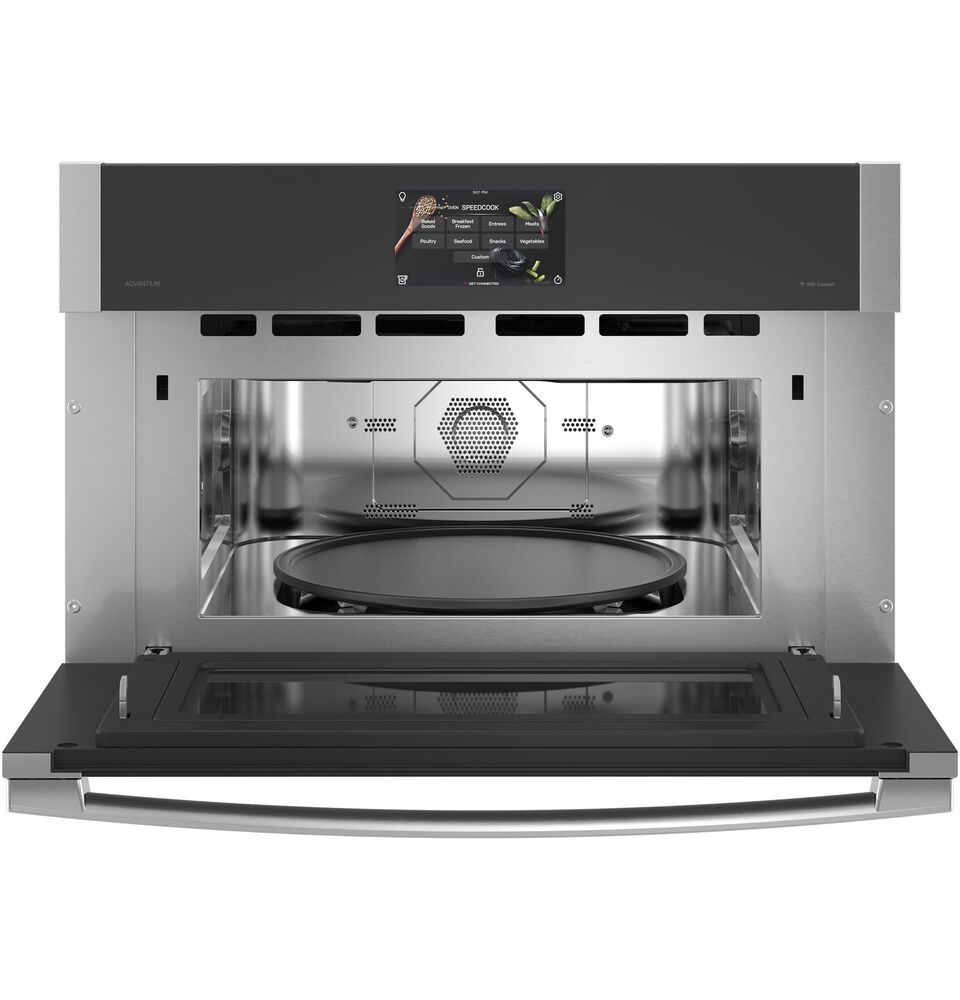 GE Profile 30&quot; Single Electric Wall Oven with 120V Advantium Technology in Stainless Steel, , large