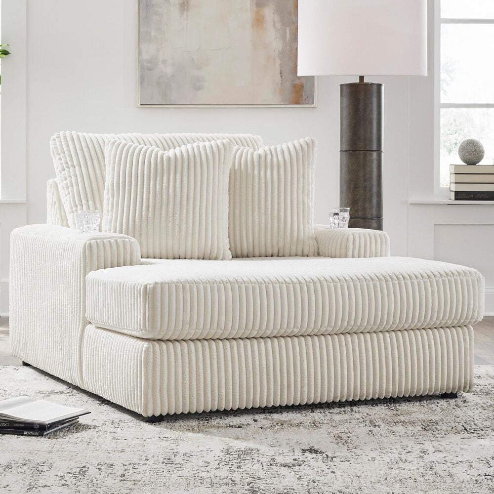Ashley Lindyn Chaise in Ivory, , large