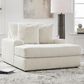Ashley Lindyn Chaise in Ivory, , large