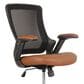 Rta Products Llc Mid-Back Mesh Task Office Chair with Height Adjustable Arms in Brown, , large