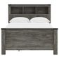 Ashley Frandern Full Bookcase Bed with Storage in Warm Gray, , large
