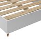 Midtown Concepts Queen Platform Bed in White-Tuscan, , large