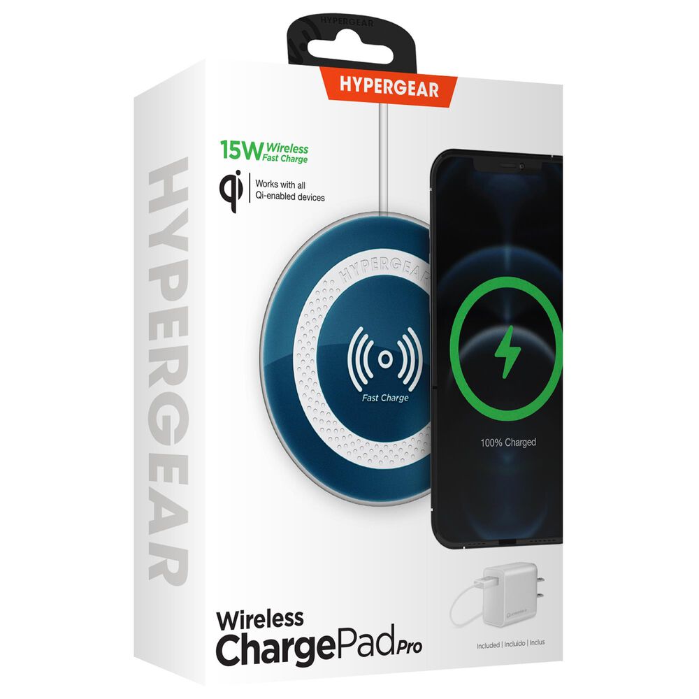 Hypercel ChargePad Pro 15W Wireless Fast Charger in Blue, , large