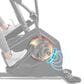 Sunny Health & Fitness Smart Electro-Magnetic Resistance Recumbent Elliptical Cross Trainer in Black, , large