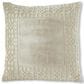 K & K Interiors 20" Square Moroccan Cutout Throw Pillow in Tan, , large