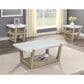 Steve Silver Perth End Table in White and Weathered Sand, , large