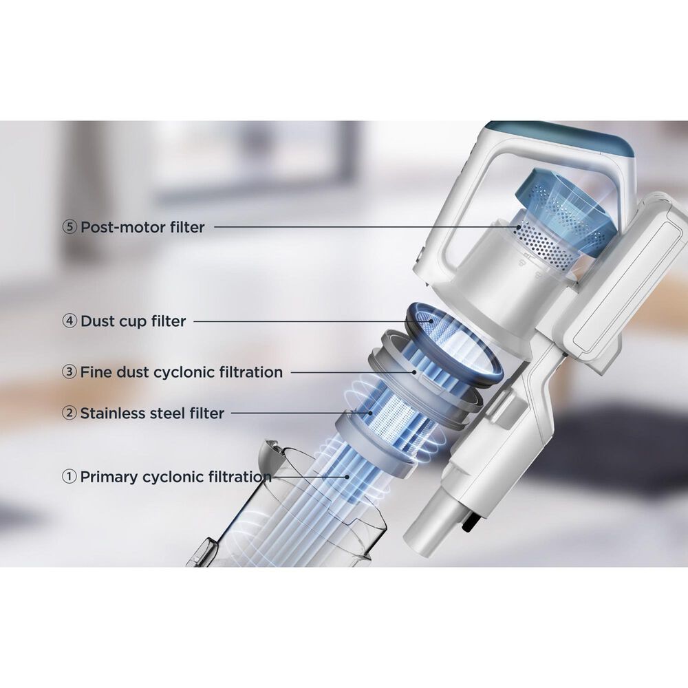 Eureka RapidClean Pro Cordless Lightweight Stick Vacuum Cleaner in Blue, , large