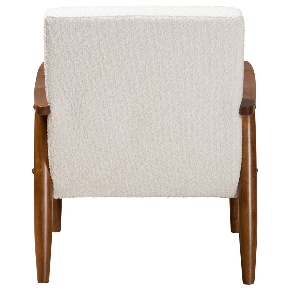 Baxton Studio Stratton Arm Chair in Cream, , large