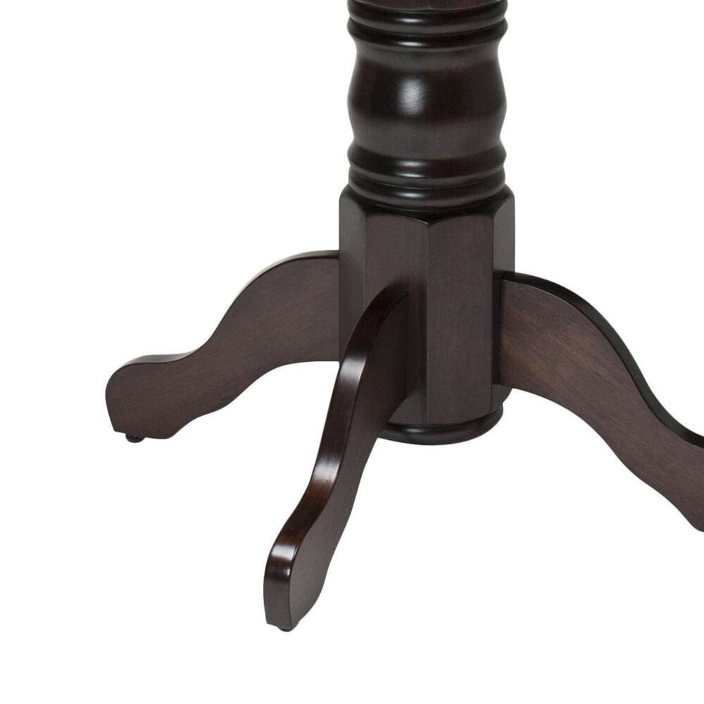 CorLiving Dillon Pedestal Dining Table in Cappuccino - Table Only, , large