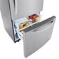 LG 26 Cu. Ft. Bottom-Freezer Refrigerator in Stainless Steel, , large