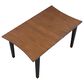Steve Silver Joplin Dining Table in Walnut and Ebony - Table Only, , large