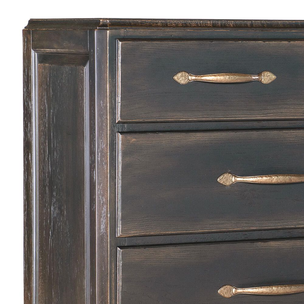 Hooker Furniture Americana Dresser and Mirror in Black, , large