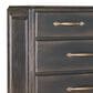 Hooker Furniture Americana Dresser and Mirror in Black, , large