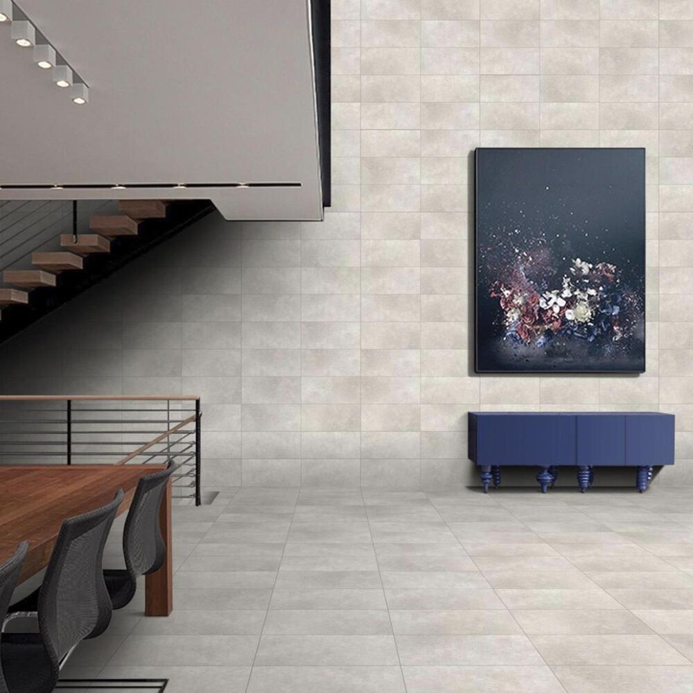 Emser Stadium Concrete 12" x 24" Ceramic Tile, , large