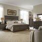 Belle Furnishings Paradise Valley Queen Bed and Two Nightstands in Saddle Brown, , large