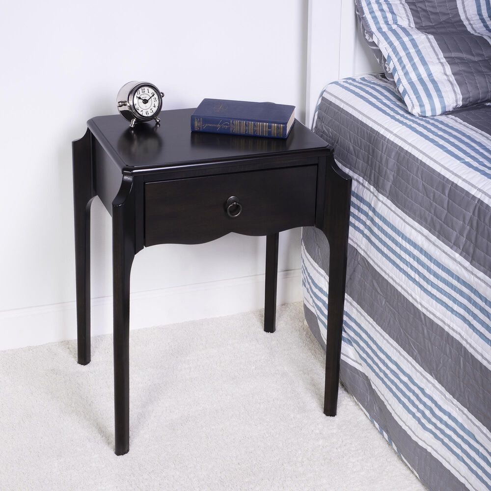 Butler Specialty Company Wilshire 1-Drawer Nightstand in Dark Brown, , large