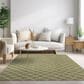 Dalyn Rug Company York 3" x 5" Aloe Indoor/Outdoor Area Rug, , large