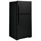 GE Appliances 19.2 Cu. Ft. Top-Freezer Refrigerator in Black, , large