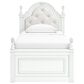 Ashley Kozlani 4-Piece Twin Panel Storage Bedroom Set in Matte White, , large