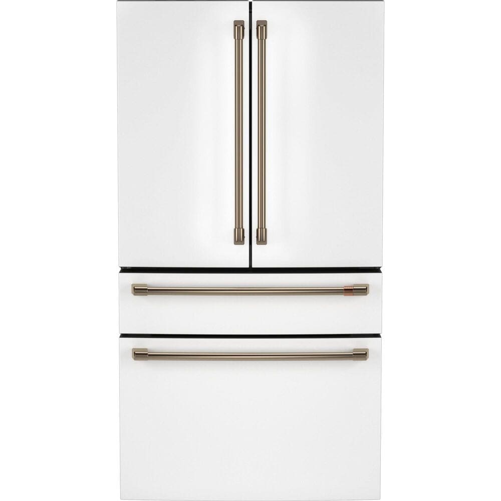 Cafe 23.2 Cu. Ft. Smart Counter-Depth French Door Refrigerator in Matte White, , large