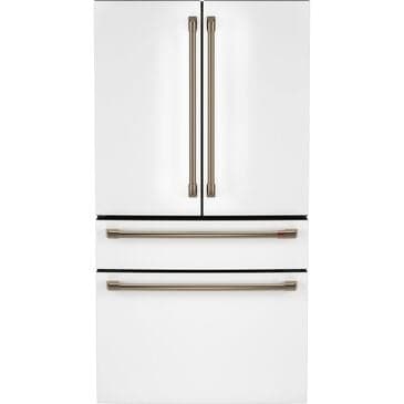 Cafe 23.2 Cu. Ft. Smart Counter-Depth French Door Refrigerator in Matte White, , large