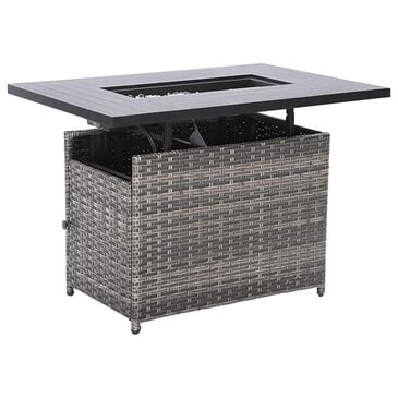 Sunwell Garden Fire Pit Table in Gray, , large