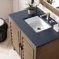 James Martin Vanities Portland 36" Single Bathroom Vanity in Whitewashed Walnut with 3 cm White Zeus Quartz Top and Rectangular Sink, , large