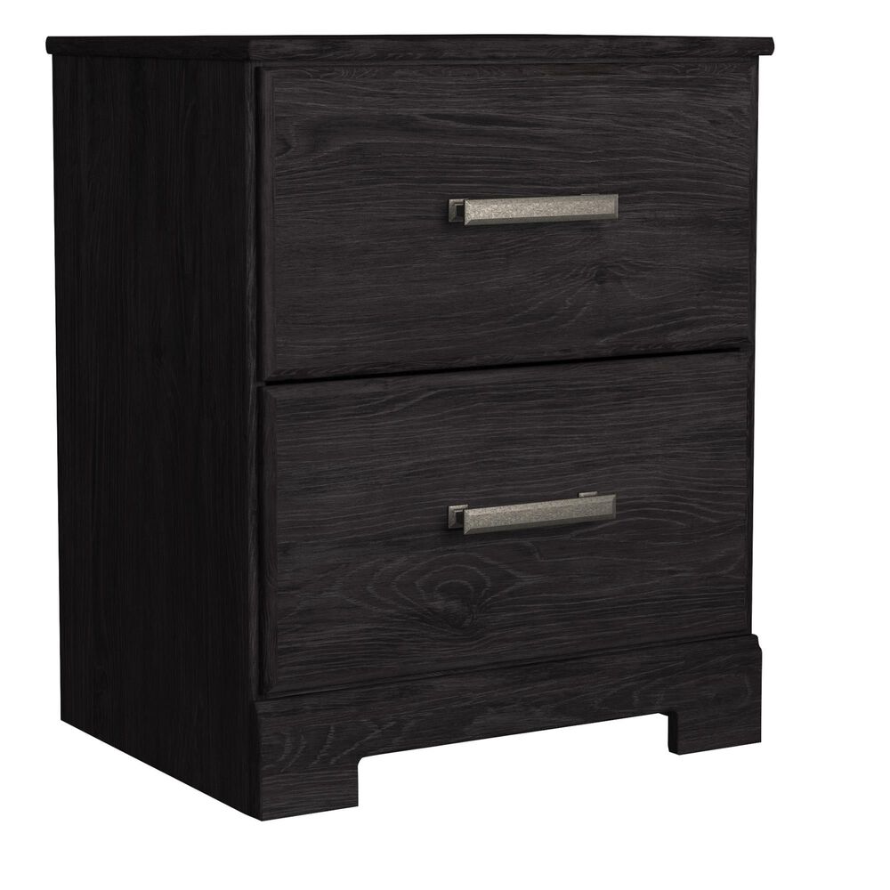 Ashley Belachime 2 Drawer Nightstand in Dark Charcoal, , large