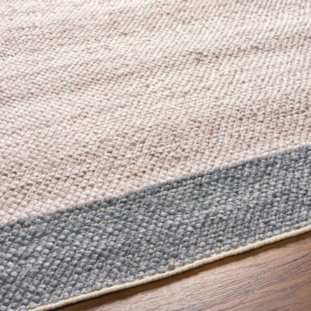 Surya Reika REK-2308 5&#39; x 7&#39;6&quot; Light Gray, Denim and Brown Area Rug, , large
