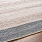 Surya Reika REK-2308 5" x 7"6" Light Gray, Denim and Brown Area Rug, , large