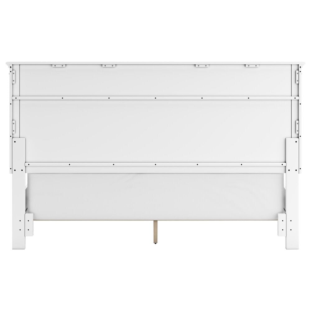 Ashley Fortman California King Panel Bed in White, , large
